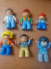 LEGO Duplo Mix Lot of 6 Character Figures