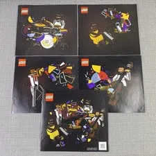 INSTRUCTIONS ONLY from LEGO 21334 Jazz Quartet All 5 Manuals ONLY