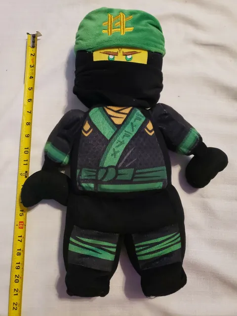 Lego Ninjago Movie Green Ninja 20" Lloyd Plush Pillow Minifigure 