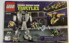 LEGO ® Ninja Turtles Baxter Robot Rampage 2013 Instruction Manual Set 79105
