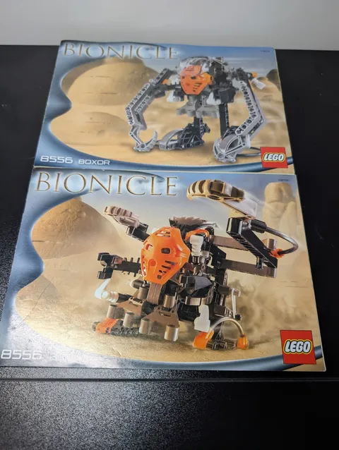 Lego  Bionicle Instructions Only, Boxor, 8556 Robo And Vehicle Form Instructions