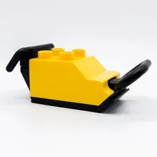 LEGO DUPLO Vibratory Plate Compactor Construction Site 2 Handles + Cable Pull Tool 3025c01