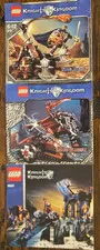 Lego KNIGHTS KINGDOM Lot of 3 8822 8701 8702 *INSTRUCTIONS ONLY*