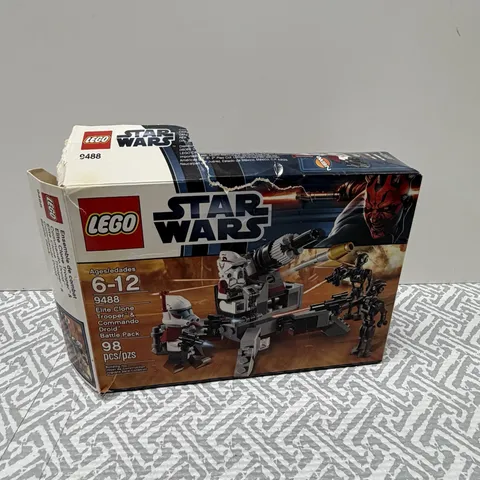LEGO Star Wars 9488 EMPTY BOX ONLY Damaged Collectible Cardboard As Is