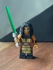 Custom Star Wars Quinlan Vos Jedi Master Minifigure For Lego