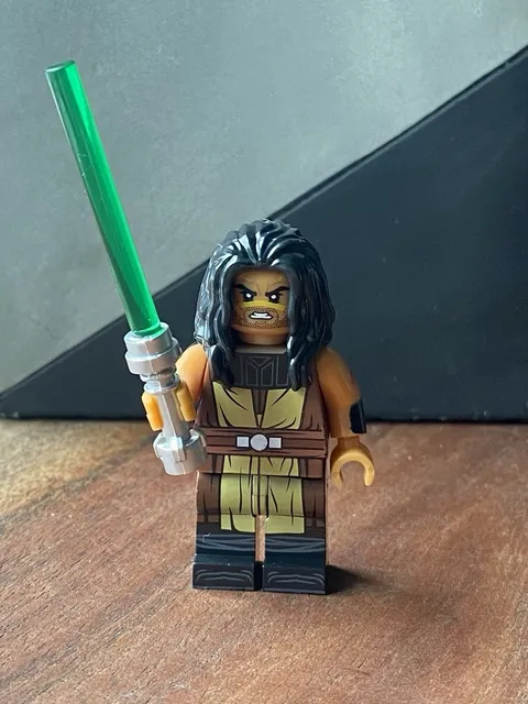 Custom Star Wars Quinlan Vos Jedi Master Minifigure For Lego