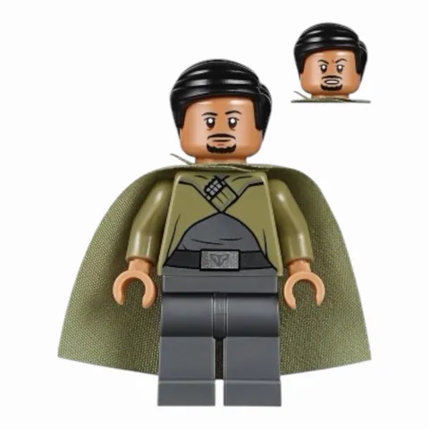 LEGO Minifigure Bail Organa - Olive Green Cloak