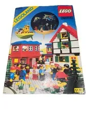 Vintage LEGO LEGOLAND 6000 Idea Book 1980 - 95% Of Stickers Are There- Collector