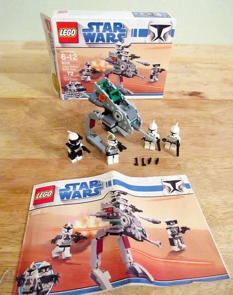 LEGO Kit 8014 Star Wars Clone Walker Battle Pack Complete Kit