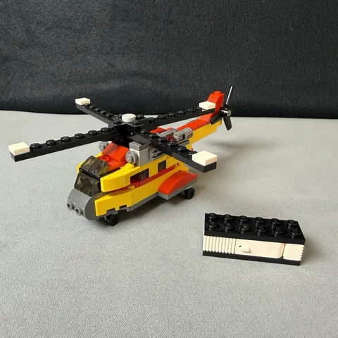 LEGO Creator Cargo Heli 31029 - Helicopter + Cargo Box Only