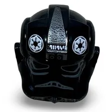 LEGO Star Wars TIE Fighter Pilot Minifigure Helmet Black Gray Imperial 61189