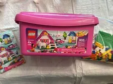 LEGO Large Pink Brick Box 5560  100% Complete with Instruction Manual and Box