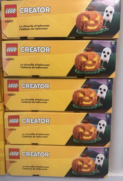 LEGO Creator 40697 | Halloween Pumpkin with Light Up | Lot Of 5