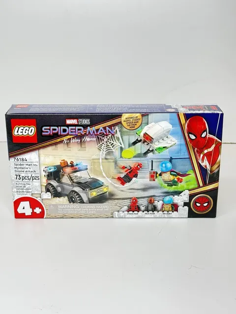 LEGO Marvel Spider-Man Vs Mysterio’s Drone Attack 76184 Building Kit 73pcs NIB