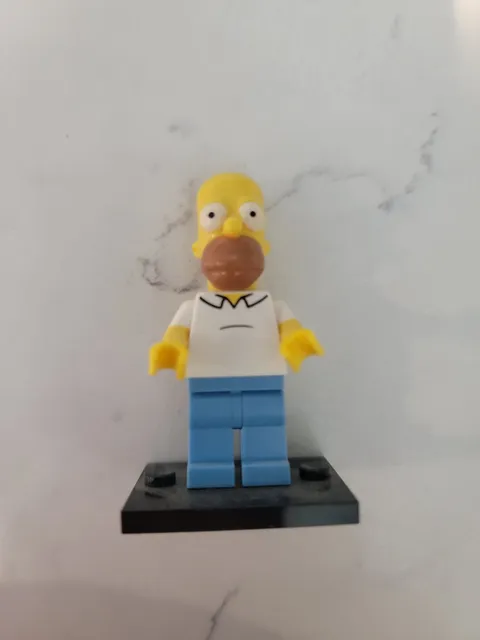 LEGO Homer Simpson Minifigure Minifig Retired - Rare  The Simpsons