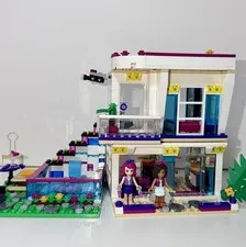 LEGO Friends 41135 Livi's Pop Star House Incomplete w/ Two Minifigures