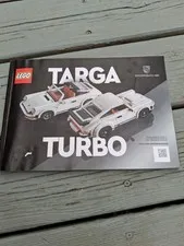 LEGO PORSCHE 911 MANUAL ONLY TARGA TURBO INSTRUCTION BOOKLET