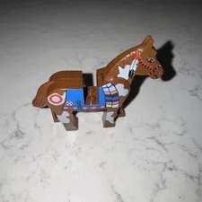 LEGO Minifigure Animal - Western Indian Brown Painted Horse MINT