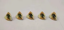 LEGO Green Dragon Quarters Shield Lot Of 5 Castle Kingdoms 7947 7946 7187 7048
