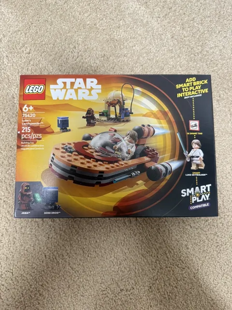 New! LEGO Star Wars 75420 Luke's Landspeeder Smart Play Compatible Set