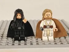 LEGO Star Wars Luke Skywalker Jedi Master Pair sw0887 sw1191 Last Jedi