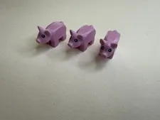 Lego Animal Baby Pig Piglet Lot Of 3