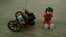 LEGO Castle: Samurai Swordsman (6013) Complete With Minifigure No Instructions