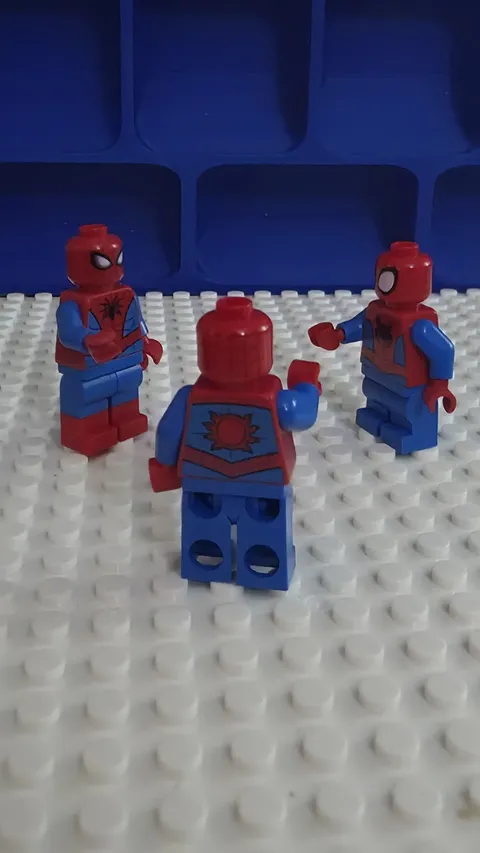 Lot of 3 LEGO Spider-Man Minifigures Super Heroes