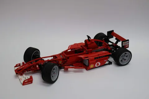 LEGO® Racers Technic 8386 Ferrari F1 Racer 1:10 100% Complete Built