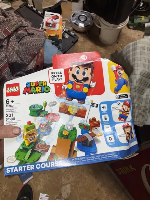 New Lego Super Mario Adventure withMario Starter Course 231Pieces 71360 Opened 6