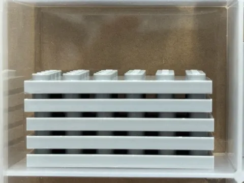 LEGO Parts - Light Bluish Gray Plate 4 x 6 - No 3032 - QTY 5