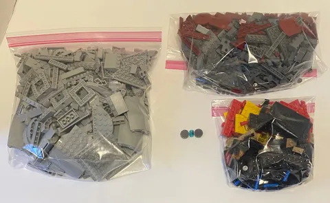Lego 7964 Star Wars Republic Frigate Complete Ship ONLY NO FIGS missing Stickers