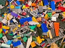 Random Spare LEGO Pieces + Other Random Small Toys (selling per 8 oz.)