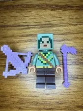 New LEGO Minecraft Minifigure - Arbalest Knight (min149) Deep Dark Battle 21246