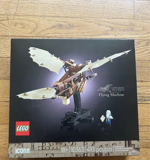 LEGO Icons Leonardo da Vinci's Flying Machine Ornithopter Building Set 10363