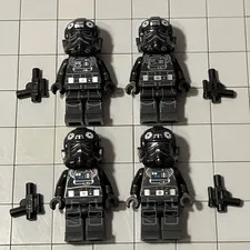 Lot Of 4 Lego Tie-fighter Mini-figures Star Wars  Storm Trooper E9 59
