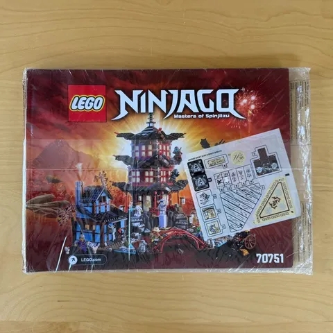 LEGO Ninjago Temple of Airjitzu 70751 Instruction Manual Stickers Sealed