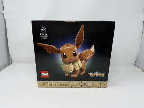 LEGO Pokémon Eevee Collectible Building Set - 587 Pieces - 72151 *NEW SEALED*