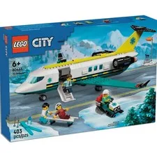 60465 AIR AMBULANCE airplane emergency emt jet rescue city lego legos set NEW