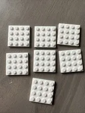 LEGO 3031 Dark Bluish Gray Baseplate 4x6 - 7 Pieces