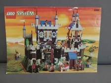 Original Lego 6090 Royal Knight's Castle 1995 Instructions Booklet Instructions