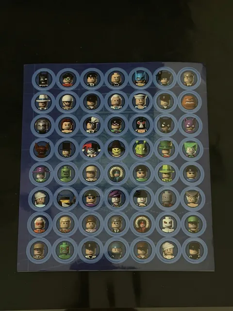 Lego Batman 2006 Video Game Roster Sticker Set