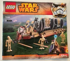 LEGO Star Wars 75086 Battle Droid Troop Carrier Manual Retired