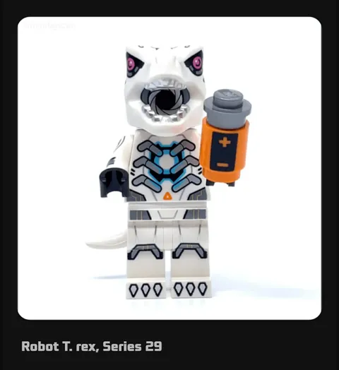 LEGO  Series 29 Collectible Minifigures 71052 - Robot T. rex (Available Now)