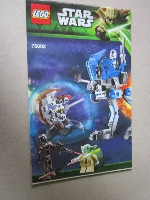 Lego Speed Star Wars Instructions Instruction 75002