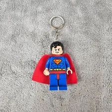 2013 The Lego group Superman large mini figure keychain flashlight