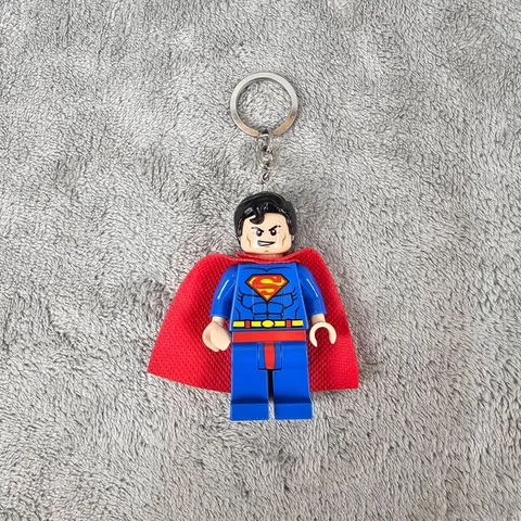 2013 The Lego group Superman large mini figure keychain flashlight
