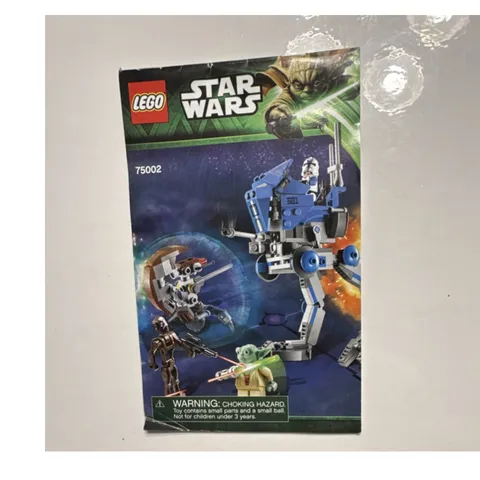 LEGO Star Wars AT-RT 75002 Illustrated Manual Booklet English French German 2013