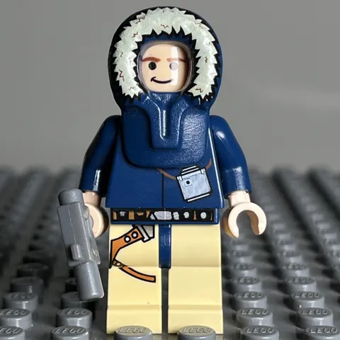 Lego Star Wars Minifigure: sw0253a Han Solo - Light Nougat -Set 7749 - 3D