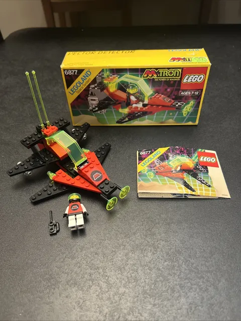 Lego Space M-Tron Vector Detector 6877 100% Complete W/Box & Instructions
